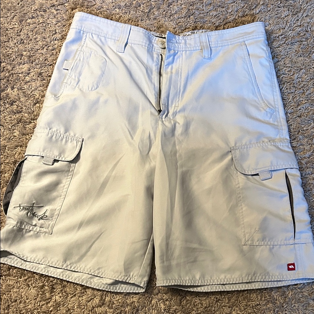 Tony Hawk Light Gray Cargo Shorts